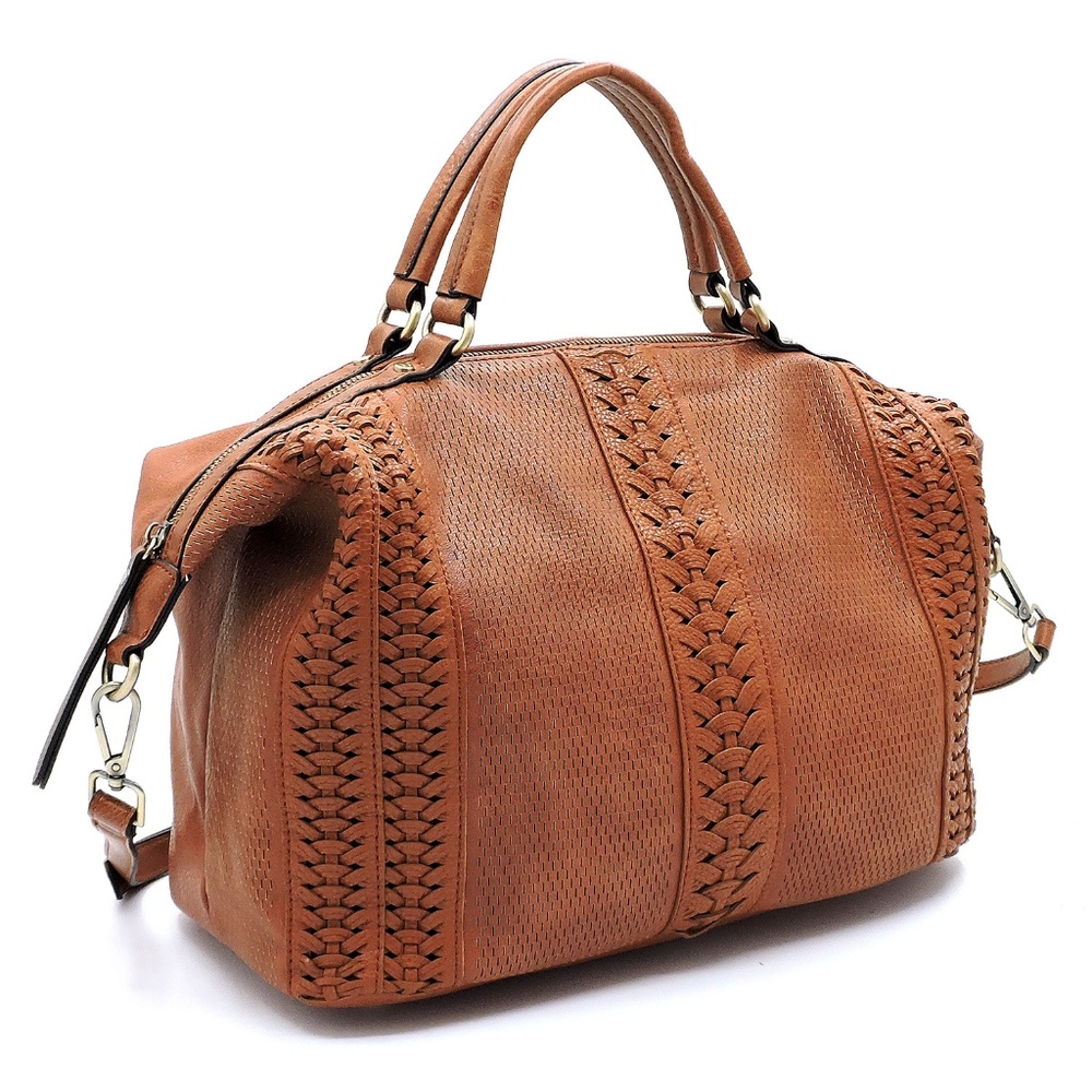 NEW Fashion Laser Cut Printed Satchel